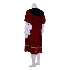 Henry VIII Royal Renaissance King Cosplay Costume with Cloak & Hat | Medieval Halloween Suit - Coscosmos