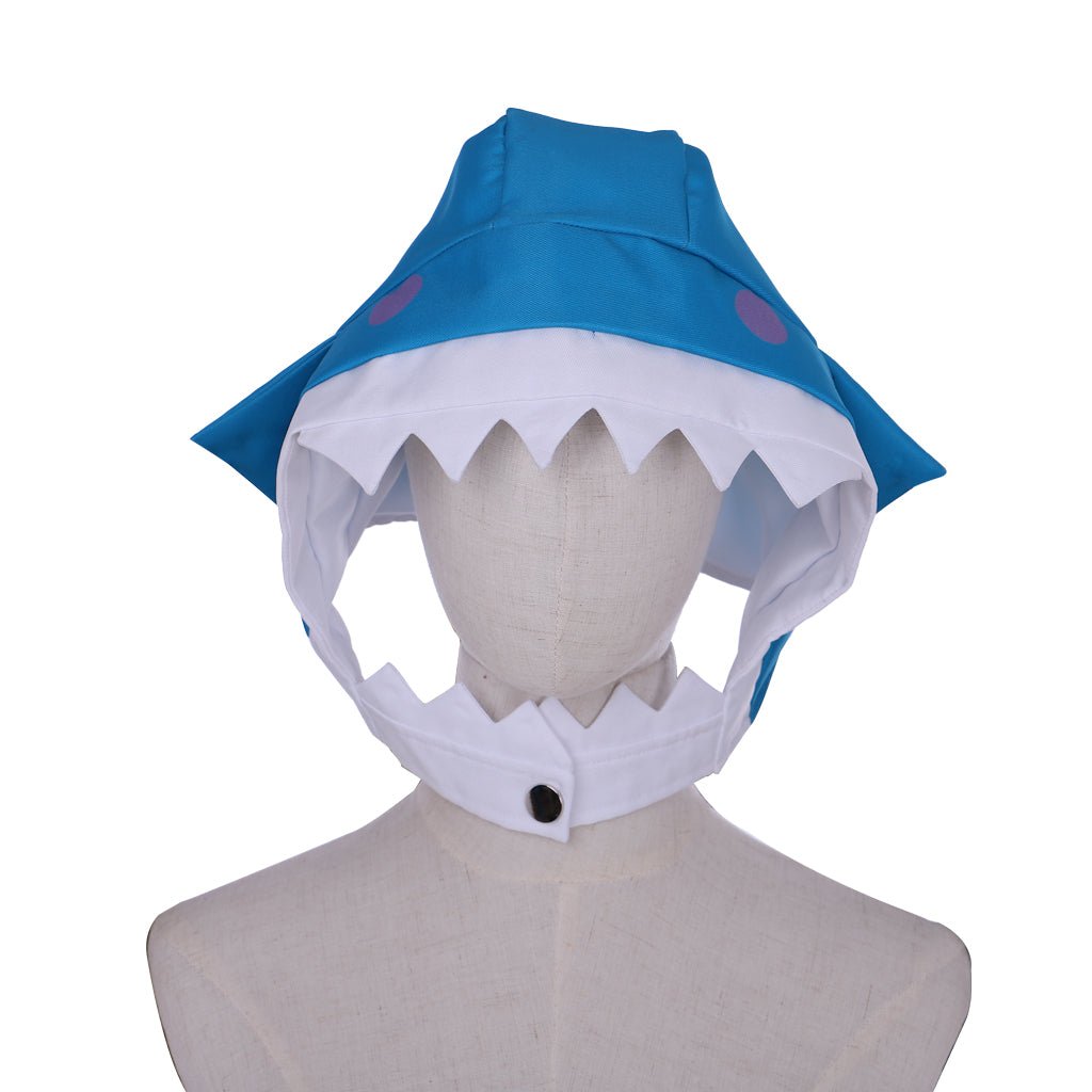 Halloweez Gawr Gura Shark Hoodie Cosplay Costume - Halloweez