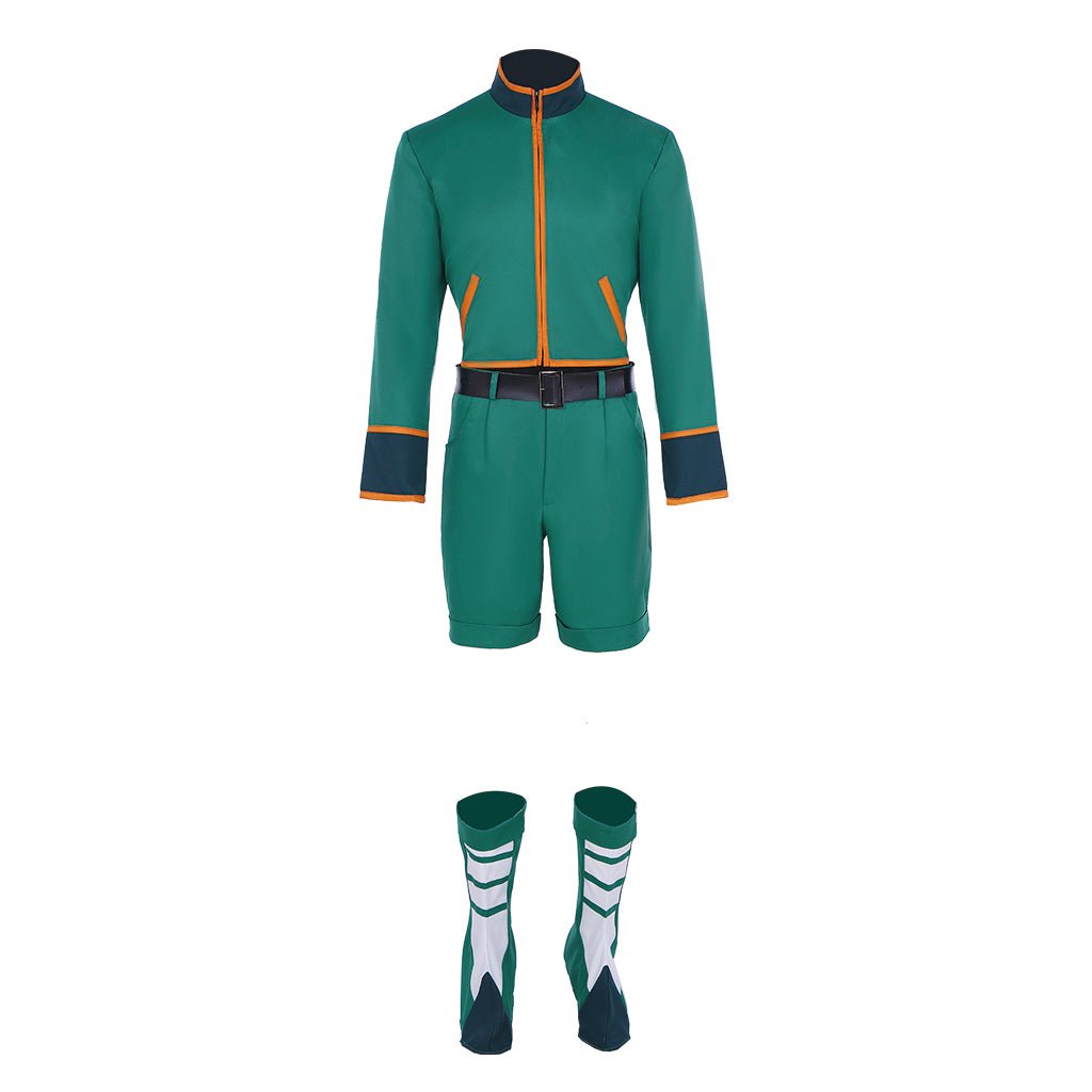 Hunter x Hunter Gon Freecss Cosplay Costume Green Suit Outfit - Coscosmos