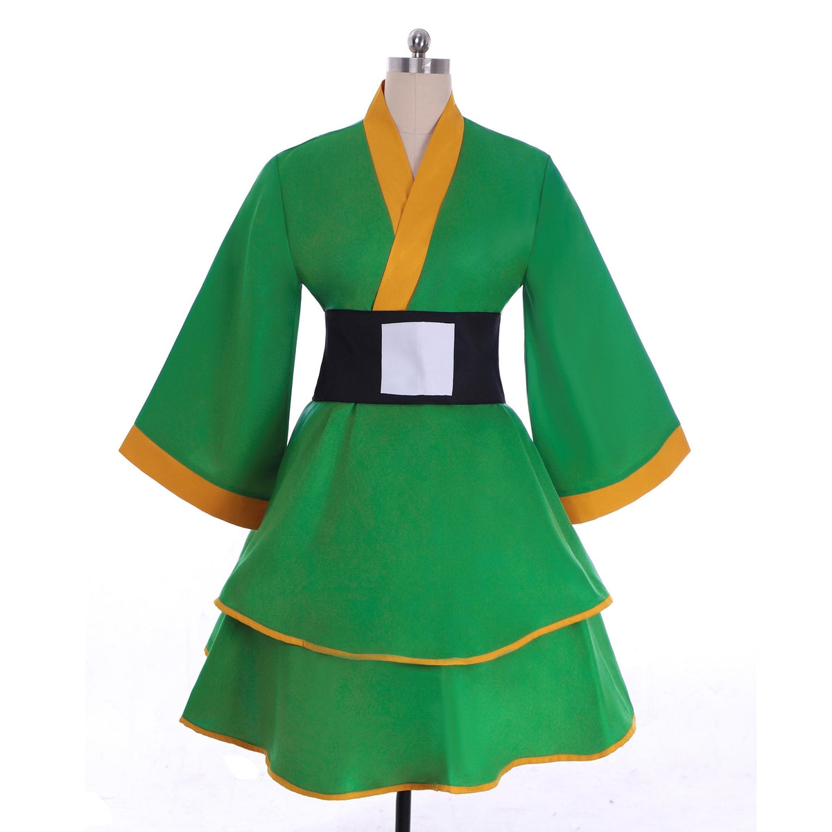 Hunter X Hunter Gon Freecss Cosplay Costume - Women’s Lolita Green Kimono Dress - Coscosmos