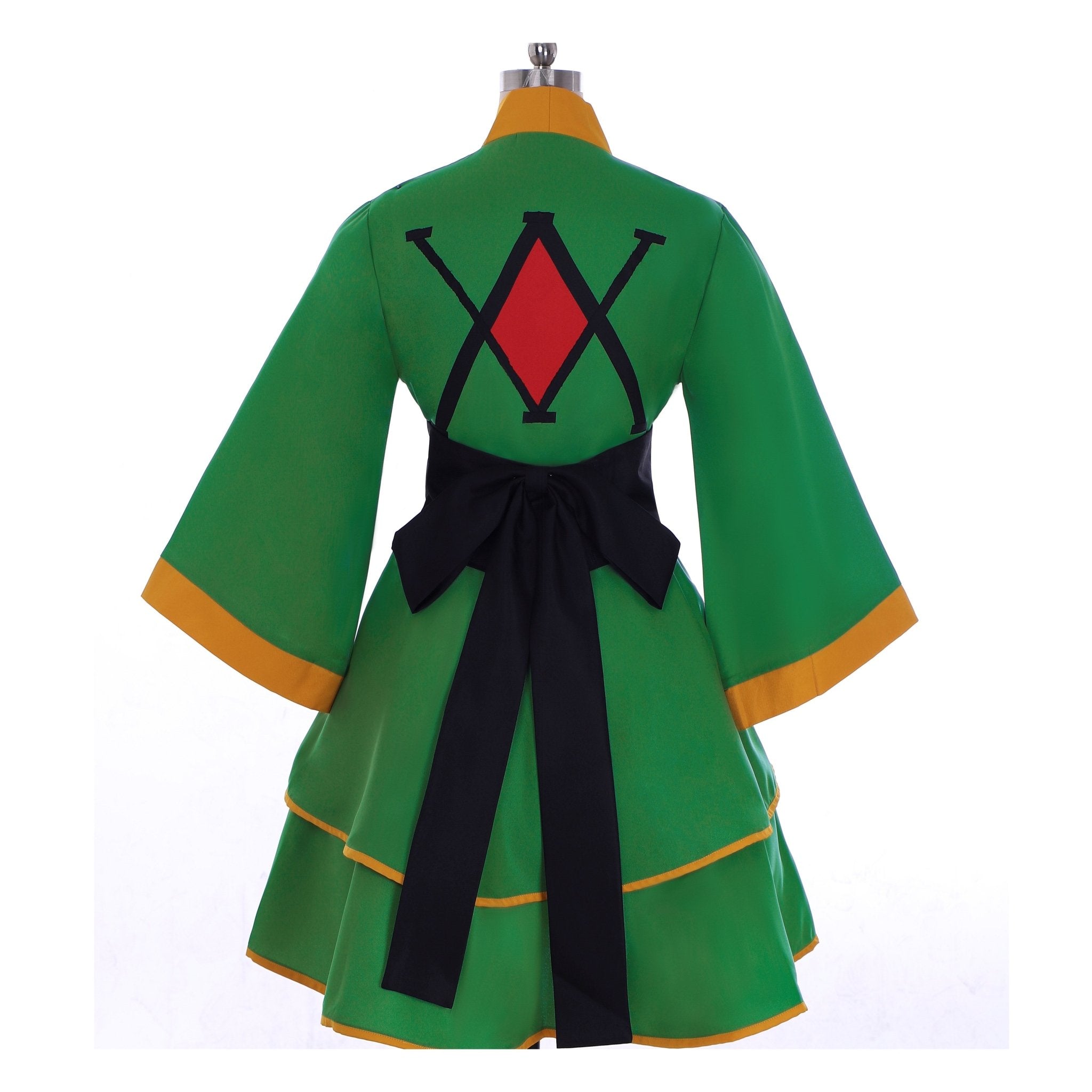 Hunter X Hunter Gon Freecss Cosplay Costume - Women’s Lolita Green Kimono Dress - Coscosmos