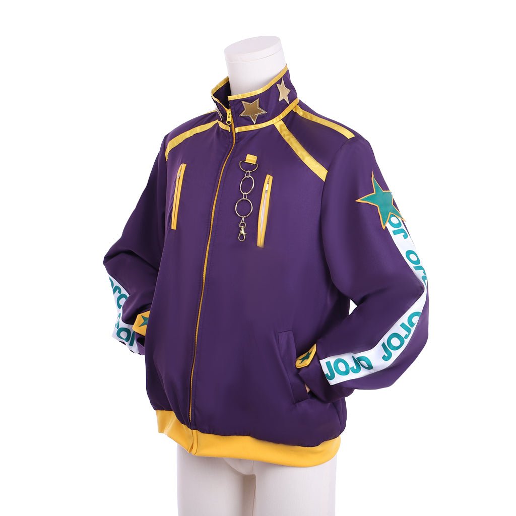 JoJo's Bizarre Adventure Jotaro Kujo Jacket Coat Cosplay Costume for Anime Fans - Coscosmos