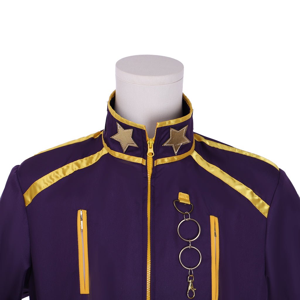 JoJo's Bizarre Adventure Jotaro Kujo Jacket Coat Cosplay Costume for Anime Fans - Coscosmos