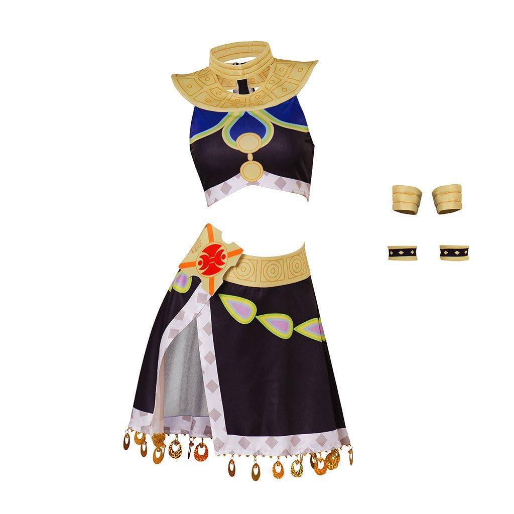 Lady Riju Cosplay Costume for Women | Sexy Top Skirt Outfit | Halloween & Carnival Dress - Coscosmos