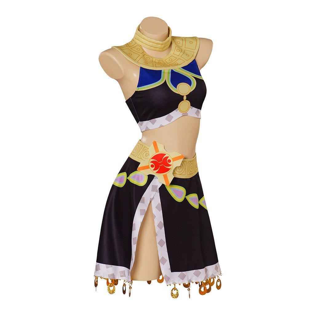 Lady Riju Cosplay Costume for Women | Sexy Top Skirt Outfit | Halloween & Carnival Dress - Coscosmos