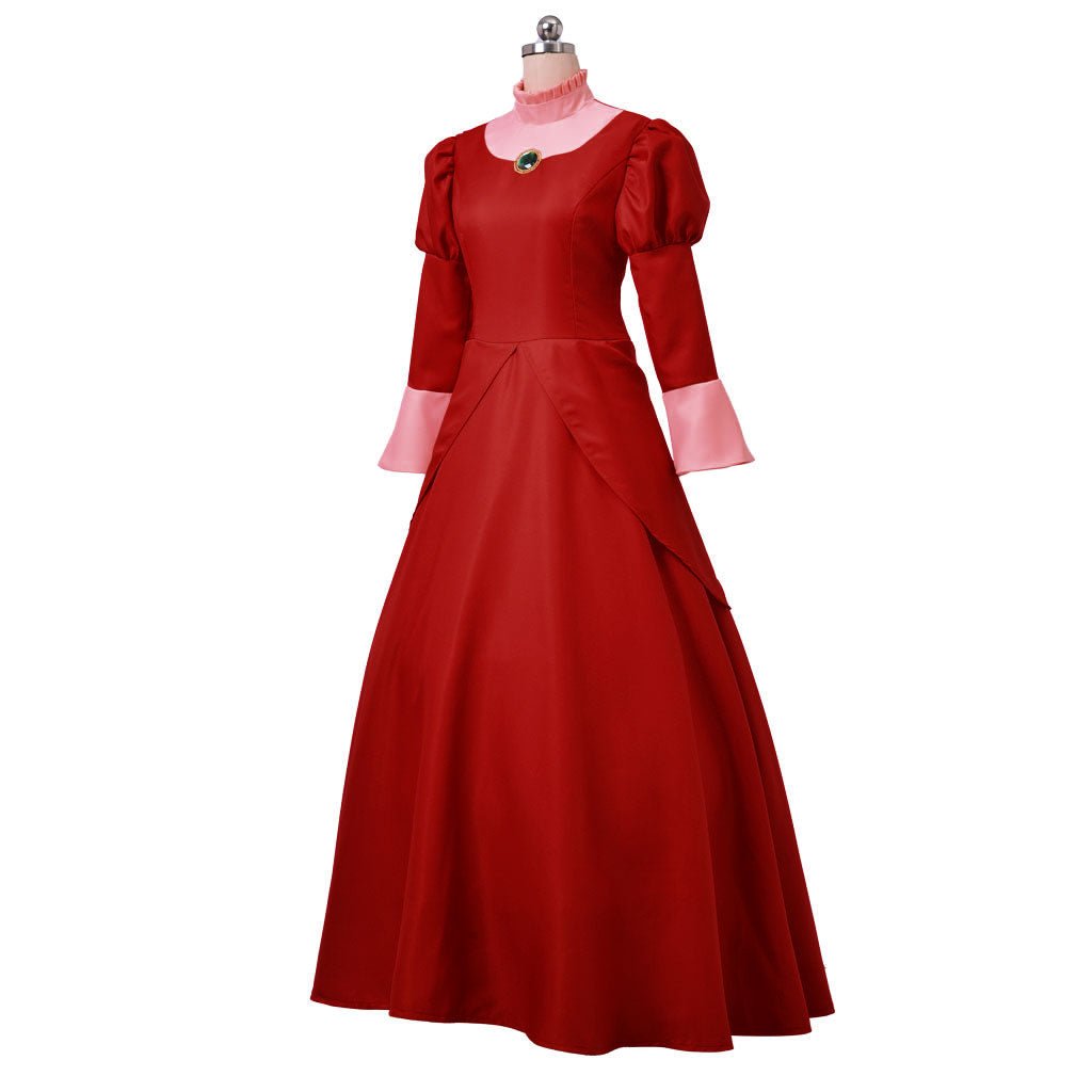 Lady Tremaine Cosplay Costume | Red Queen Dress for Women | Adult Halloween & Disney Series Gown - Coscosmos