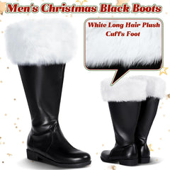 Halloweez Festive Santa Claus Boots - Perfect for Christmas Parties and Cosplay - Halloweez