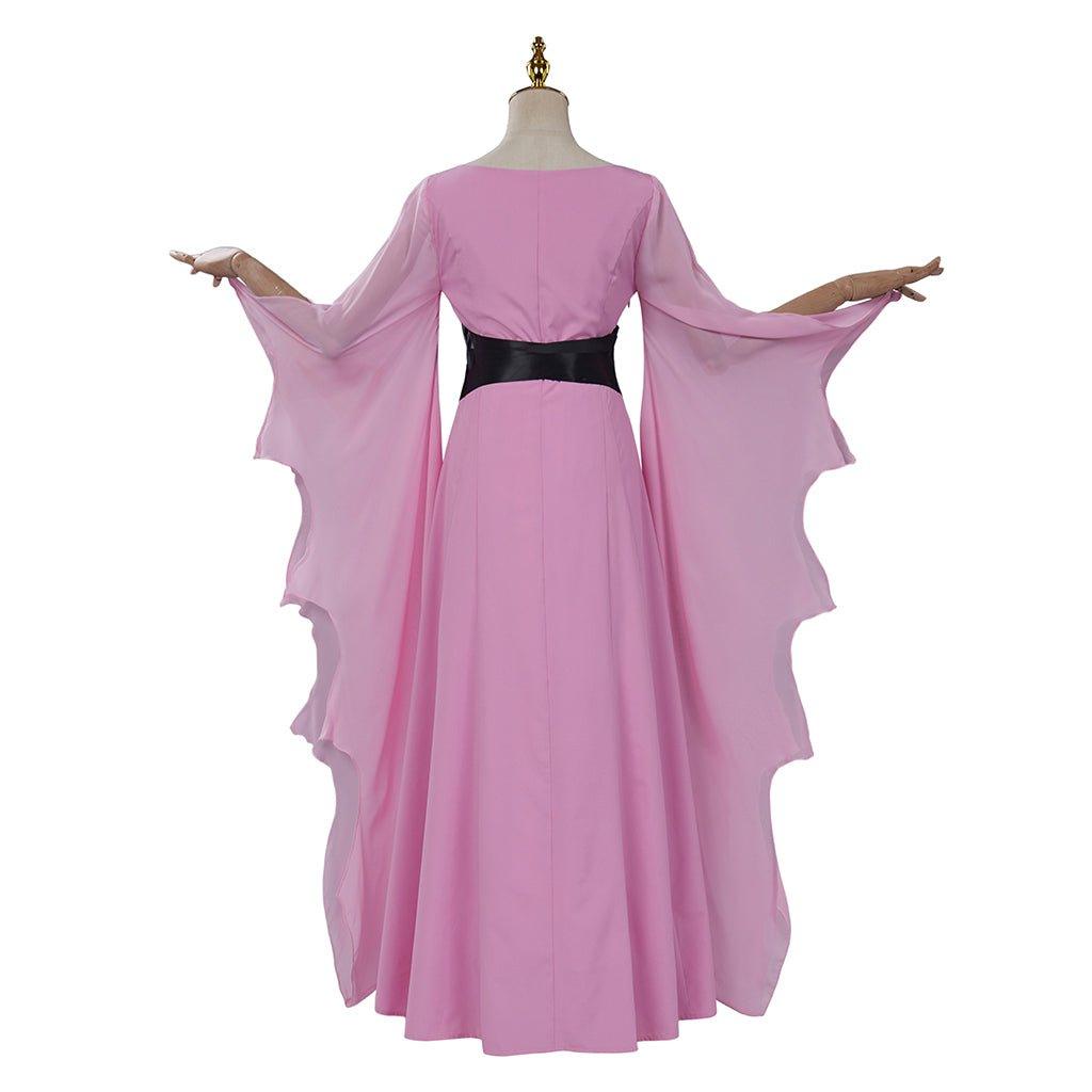Halloweez Victorian Gothic Witch Dress | Lily Munster Cosplay Costume | Elegant Vampire Robe for Women - Halloweez