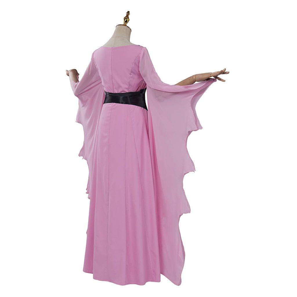 Halloweez Victorian Gothic Witch Dress | Lily Munster Cosplay Costume | Elegant Vampire Robe for Women - Halloweez