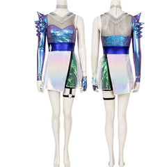 Halloweez K/DA 2020 S10 Finals Ahri Cosplay Costume for Halloween and Stage Performance - Halloweez