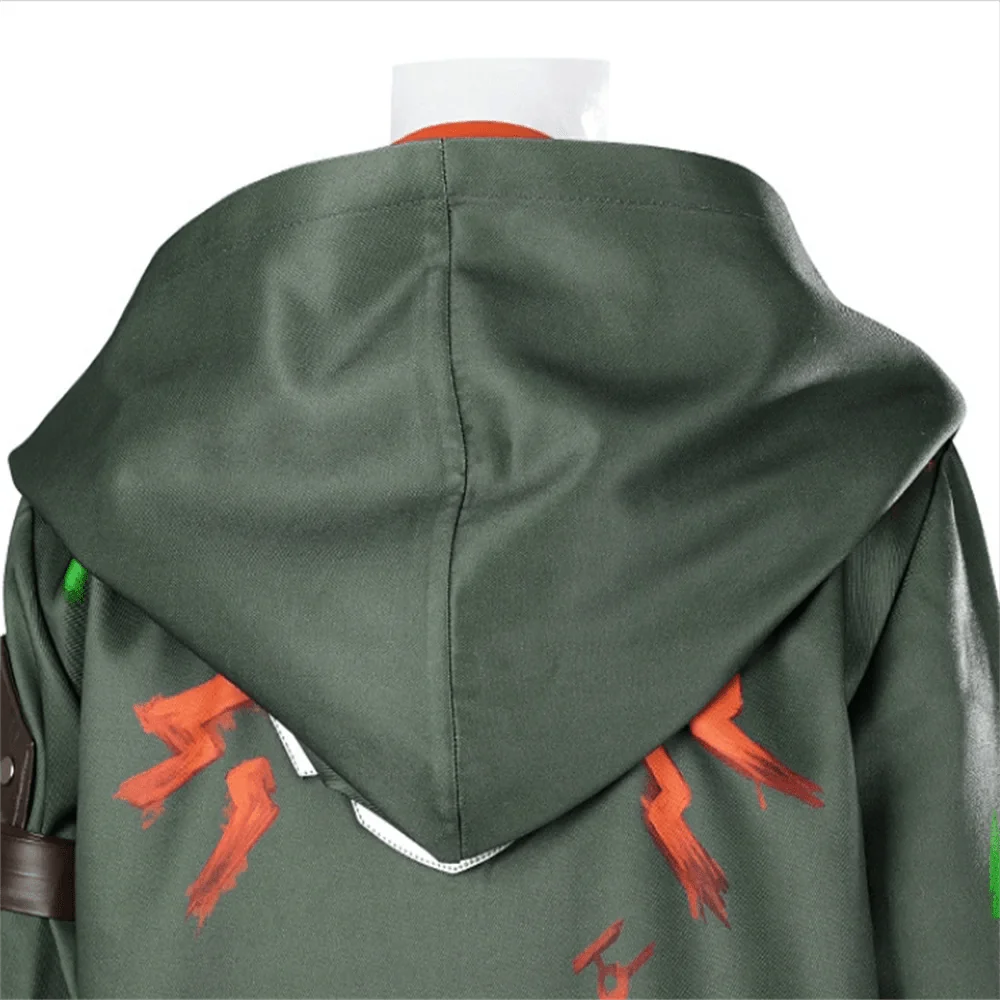 Halloweez Ekko Arcane Cosplay Costume Men's Battle Uniform Full Set for Halloween Carnival Party - Halloweez