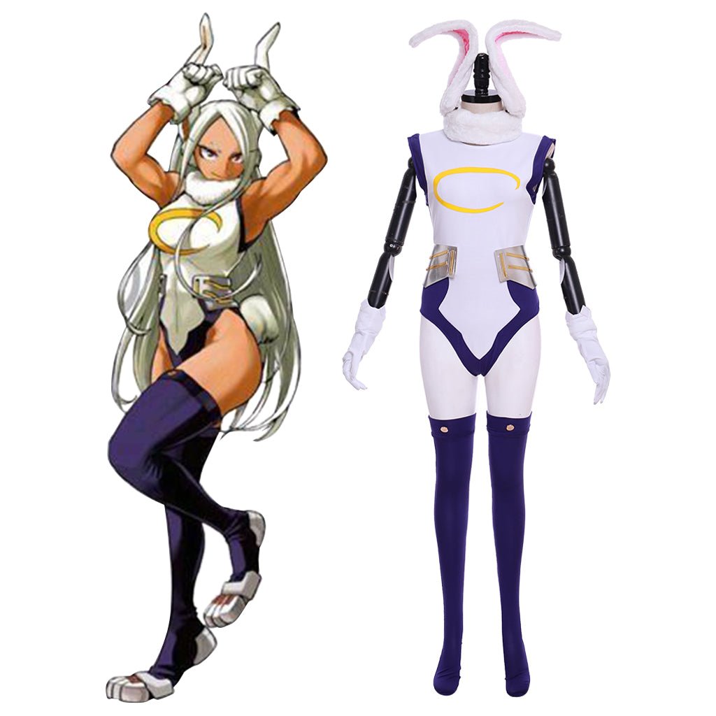 LTAKK MHA Rabbit Hero Mirko Bunny Bodysuit Costume for Cosplay - Coscosmos