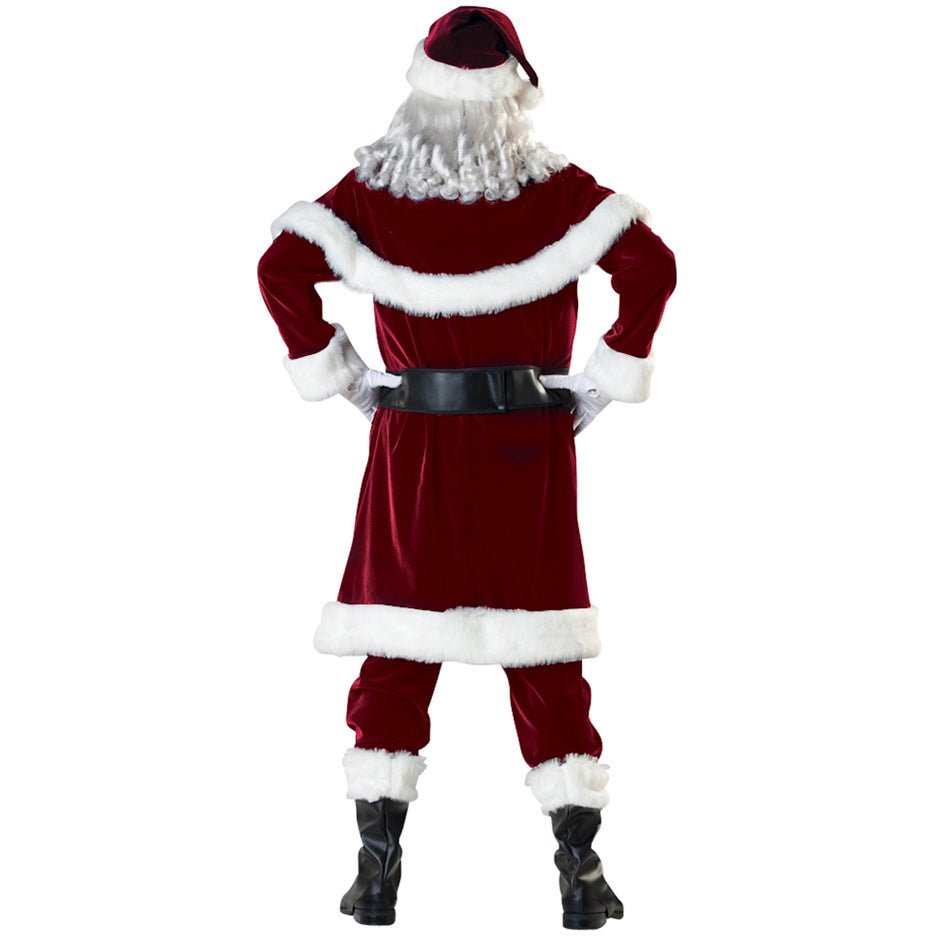 Large Size, Men's, Halloweez Christmas Clothing Set, Printed Santa Clothing - Halloweez