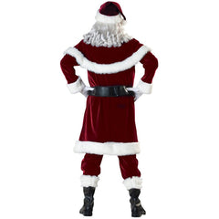 Large Size, Men's, Halloweez Christmas Clothing Set, Printed Santa Clothing - Halloweez
