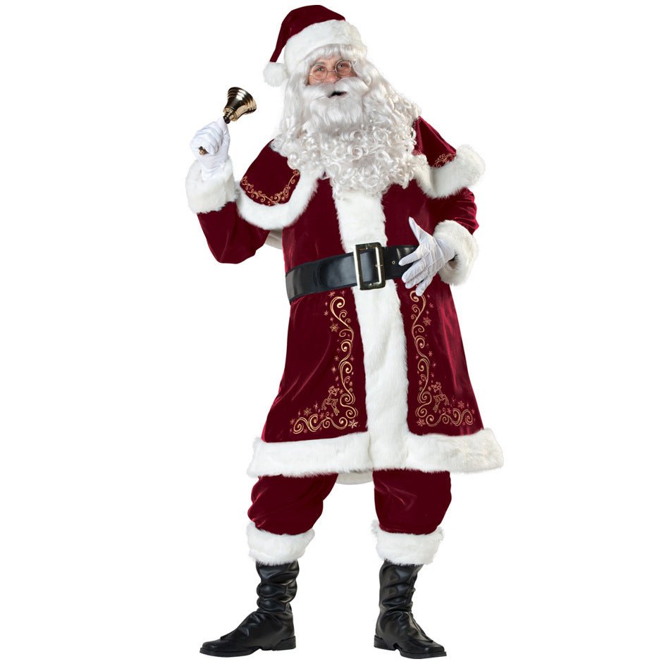 Large Size, Men's, Halloweez Christmas Clothing Set, Printed Santa Clothing - Halloweez