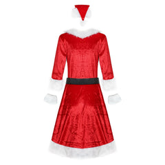 Women's Christmas Queen Costume - Large Size Sexy Cosplay Dance Performance Outfit - Halloweez