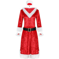 Women's Christmas Queen Costume - Large Size Sexy Cosplay Dance Performance Outfit - Halloweez