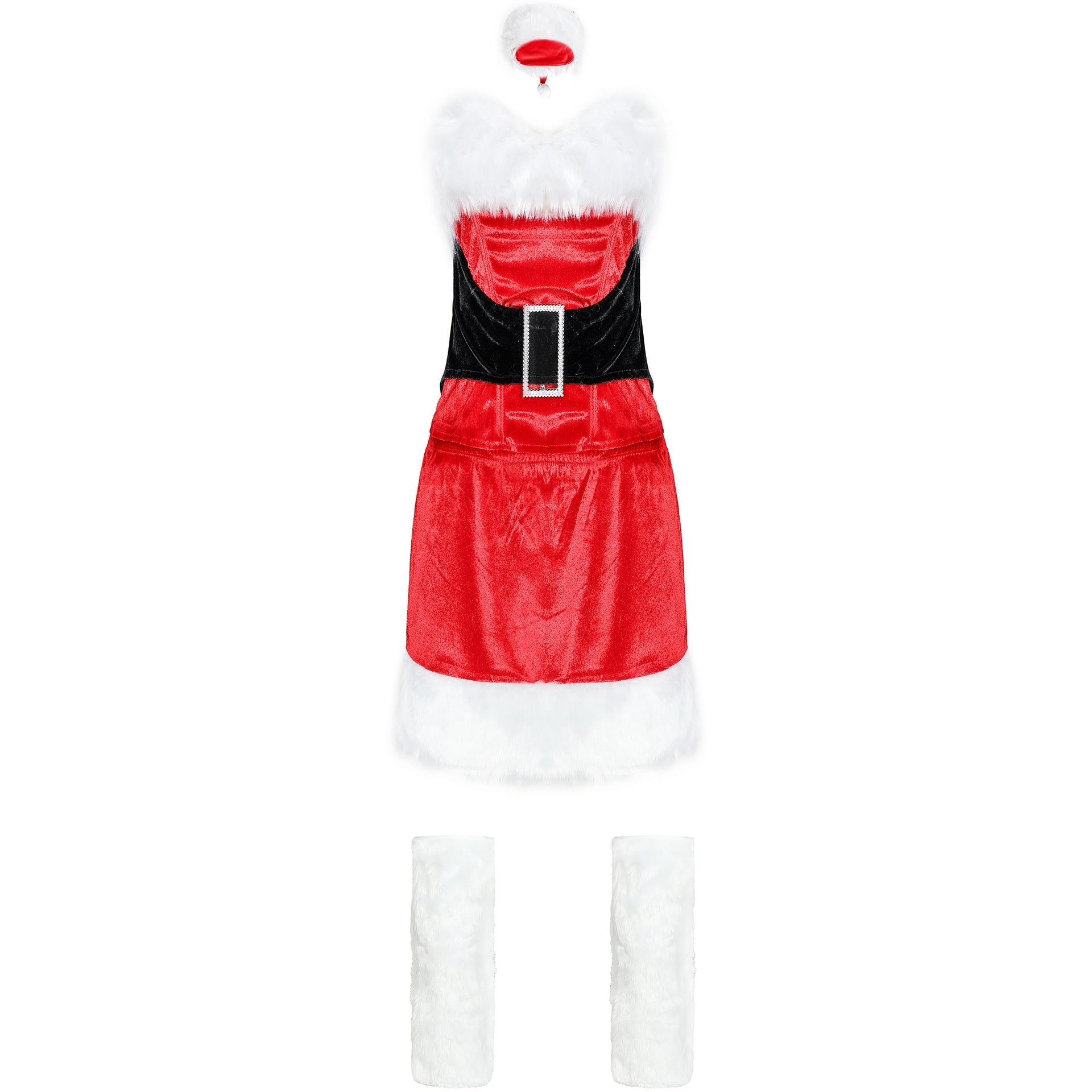 Stunning Large Size, Split, One-piece Halloweez Sexy Christmas Costume for Parties and Cosplay - Halloweez
