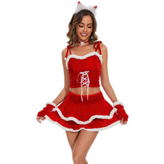 Stunning Halloweez Sexy Shawl Christmas Clothing for Glamorous Parties and Performances - Halloweez