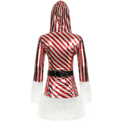 Stylish Halloweez Christmas Costume - Long Sleeve Striped Dance Party Outfit - Halloweez