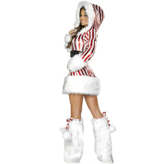 Stylish Halloweez Christmas Costume - Long Sleeve Striped Dance Party Outfit - Halloweez
