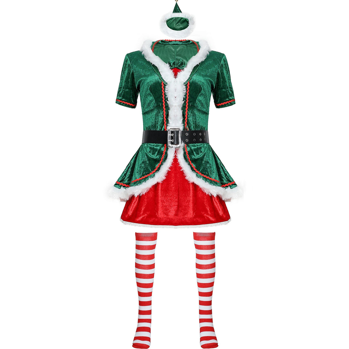 Festive Halloweez Couple Christmas Dress - Cosplay & Holiday Photoshoot Outfit - Halloweez