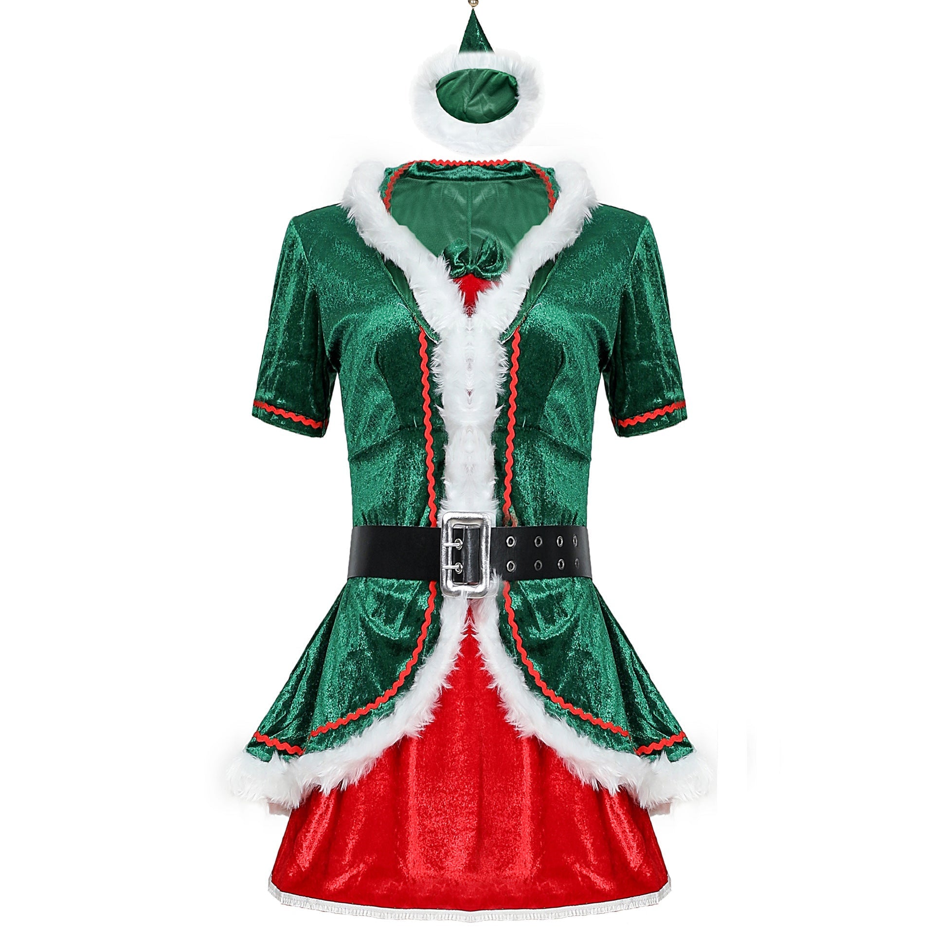 Festive Halloweez Couple Christmas Dress - Cosplay & Holiday Photoshoot Outfit - Halloweez