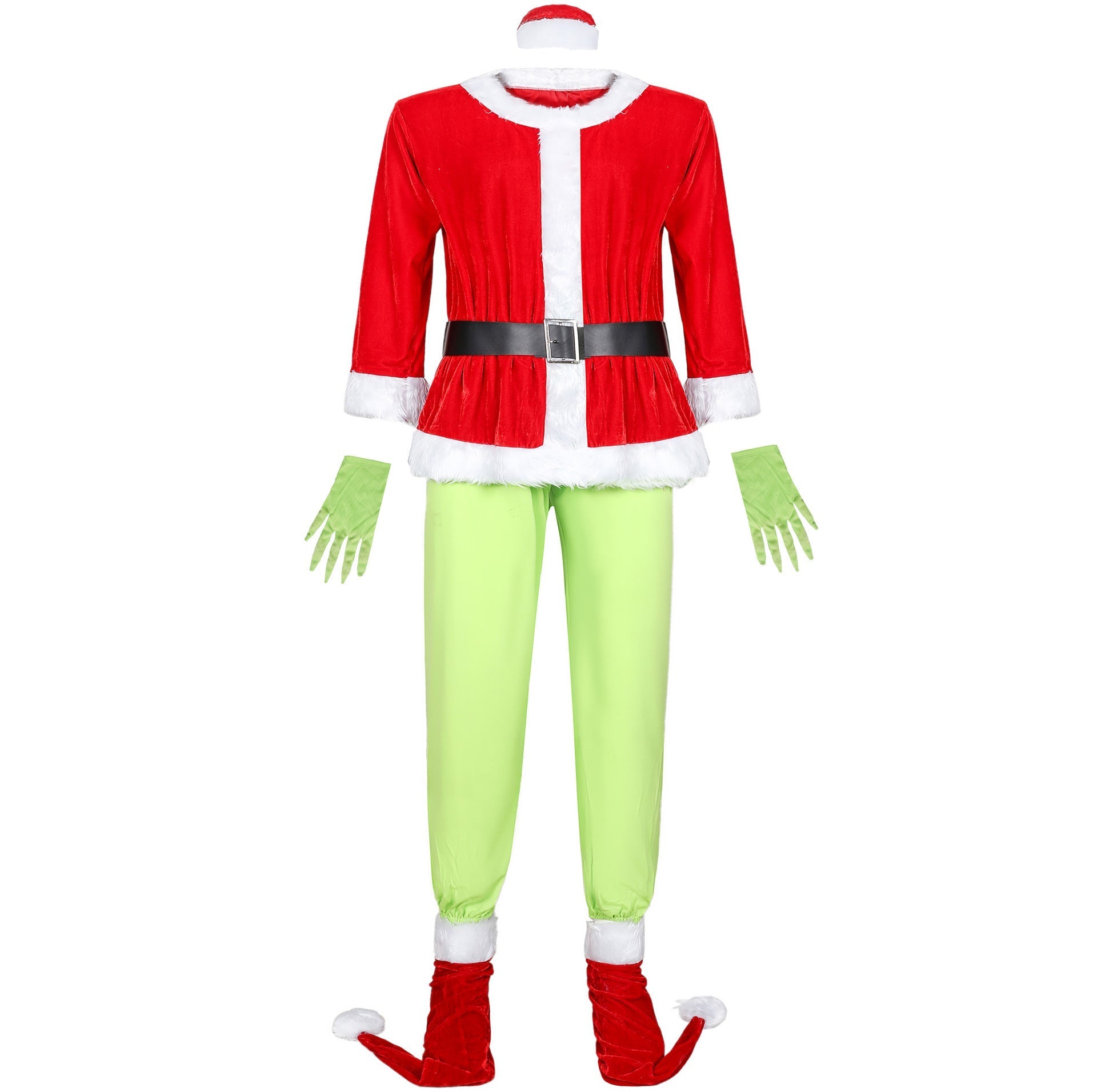 Halloweez Green Grinch and Santa Claus Cosplay Christmas Costume - Halloweez