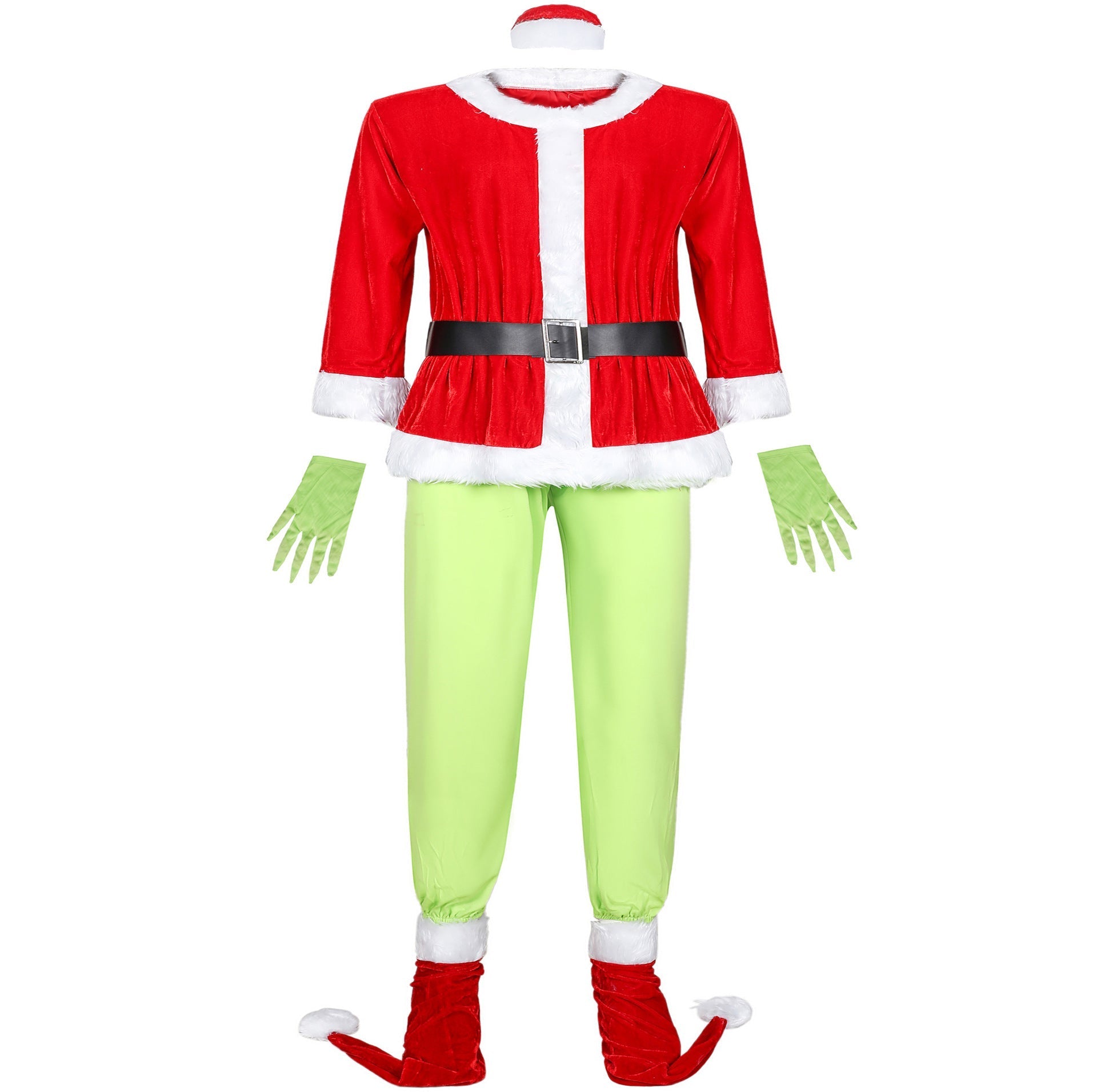 Halloweez Green Grinch and Santa Claus Cosplay Christmas Costume - Halloweez
