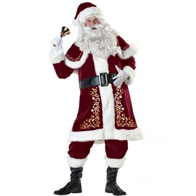 Men's Halloweez Christmas Clothing, Festive Santa Claus Outfit, Unique Printed Holiday Wear Set - Halloweez