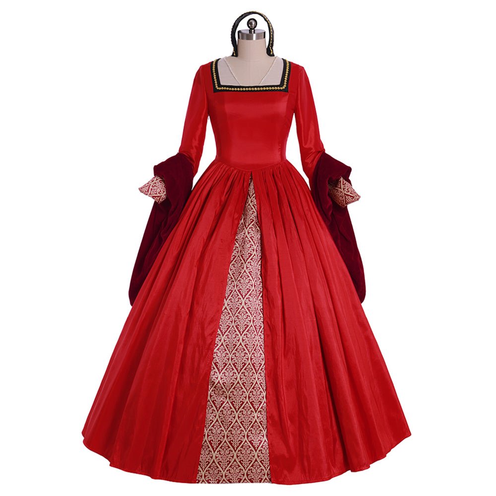 Mary Tudor Queen of England Costume | Queen Elizabeth Tudor Dress - Coscosmos