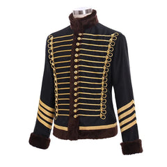 Medieval Aristocracy Parade Jacket - Cosplay Winter Coat for Halloween & Military Events - Coscosmos