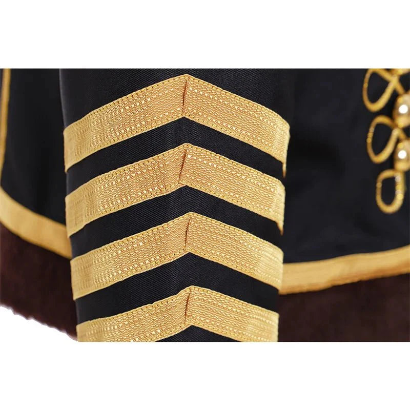 Medieval Aristocracy Parade Jacket - Cosplay Winter Coat for Halloween & Military Events - Coscosmos