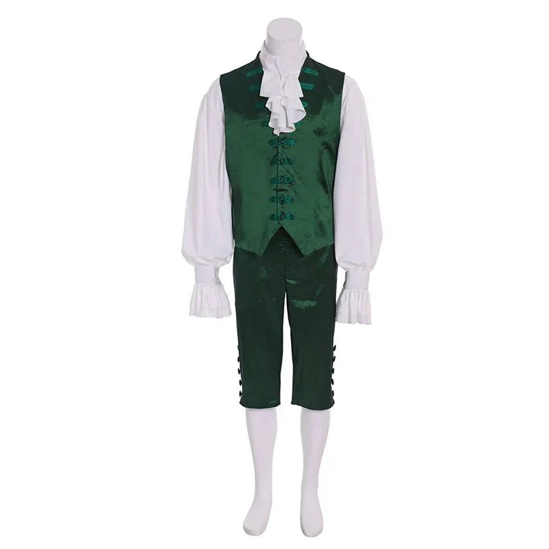 Medieval Colonial Cosplay Costume - Victorian Renaissance Tudor Gentleman Suit - Coscosmos