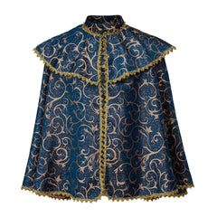 Medieval Renaissance Noble Cloak for Prince & Nobles - Unisex Luxurious Vintage Cape | Coscomos Costume - Coscosmos