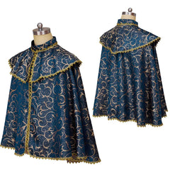 Medieval Renaissance Noble Cloak for Prince & Nobles - Unisex Luxurious Vintage Cape | Coscomos Costume - Coscosmos