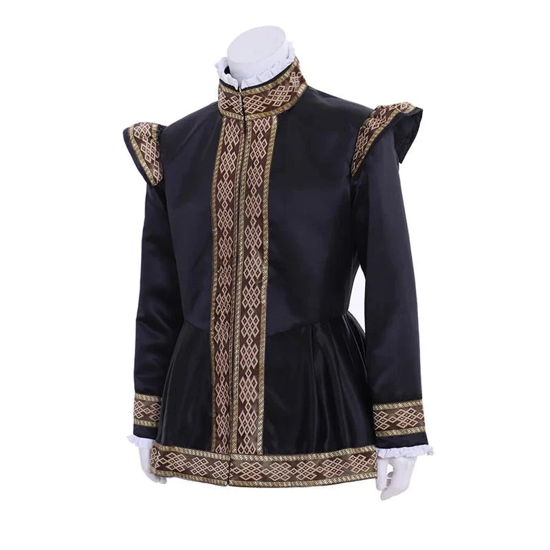 Medieval Tudor Victorian Uniform Jacket Royal Military Jacket Clothing Colonial Tuxedo Elizabeth Men's Adult Cape Coat - Coscosmos