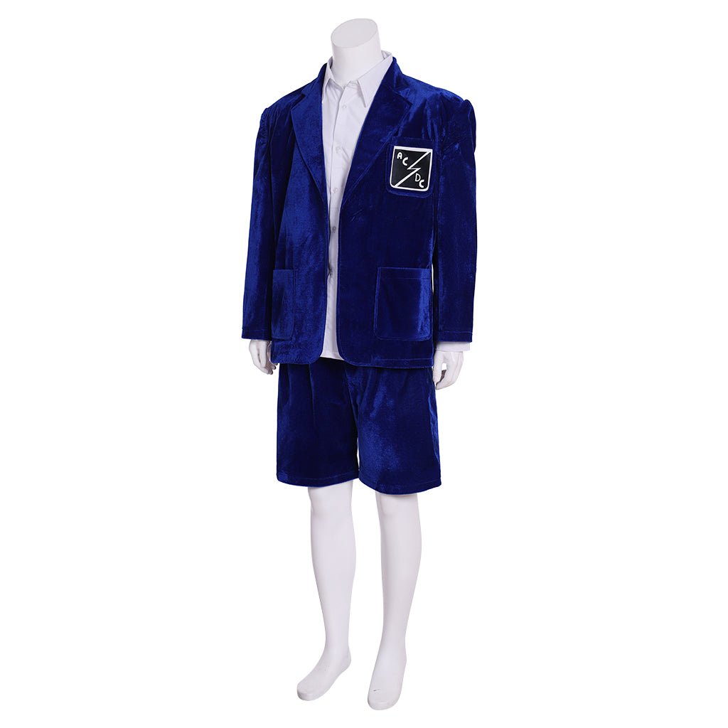 Men’s AC DC Angus Young Cosplay Costume | School Boy Uniform Blazer Suit - Coscosmos