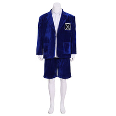 Men’s AC DC Angus Young Cosplay Costume | School Boy Uniform Blazer Suit - Coscosmos