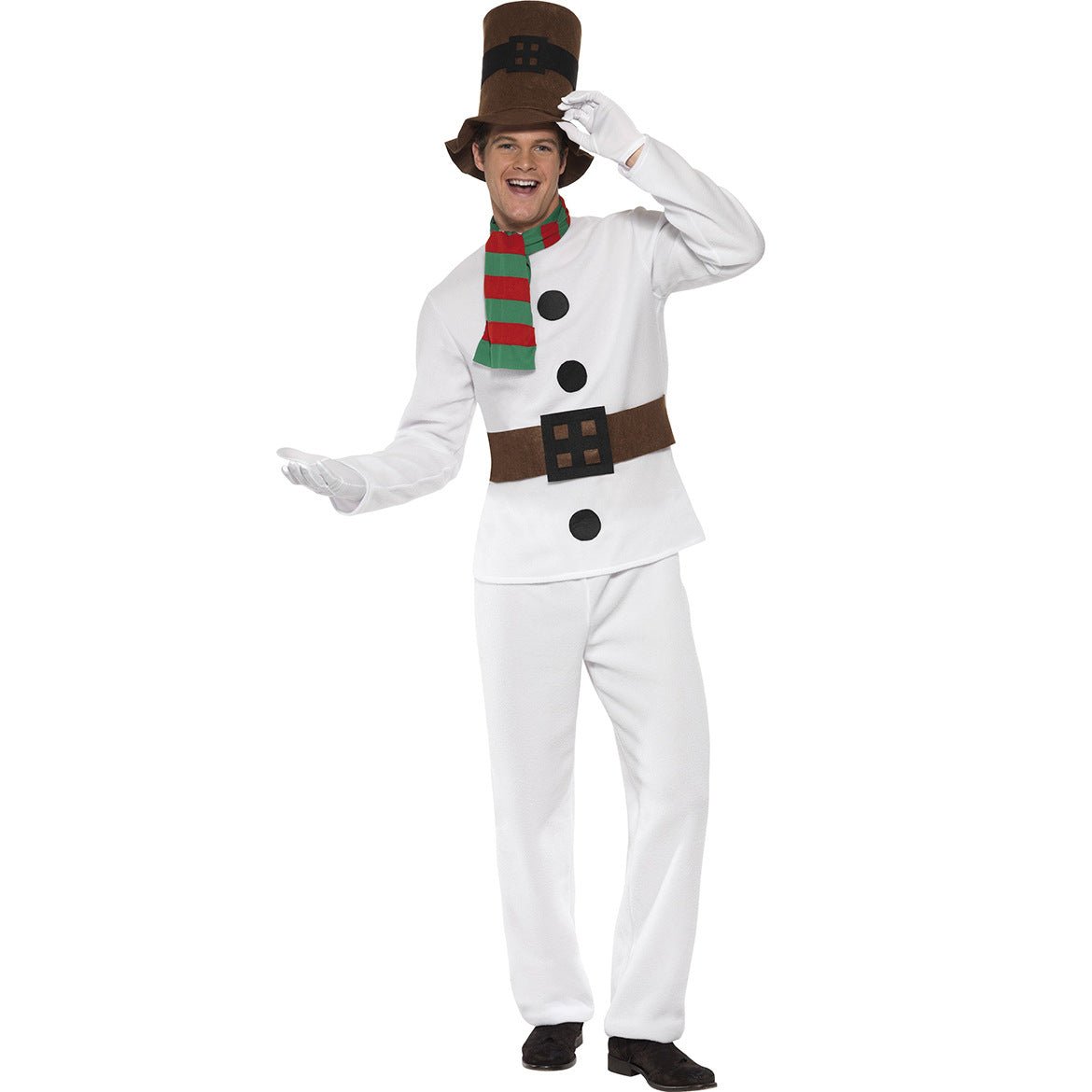 Men's White Christmas Suit - The Perfect Halloweez Outfit for Festive Celebrations - Halloweez
