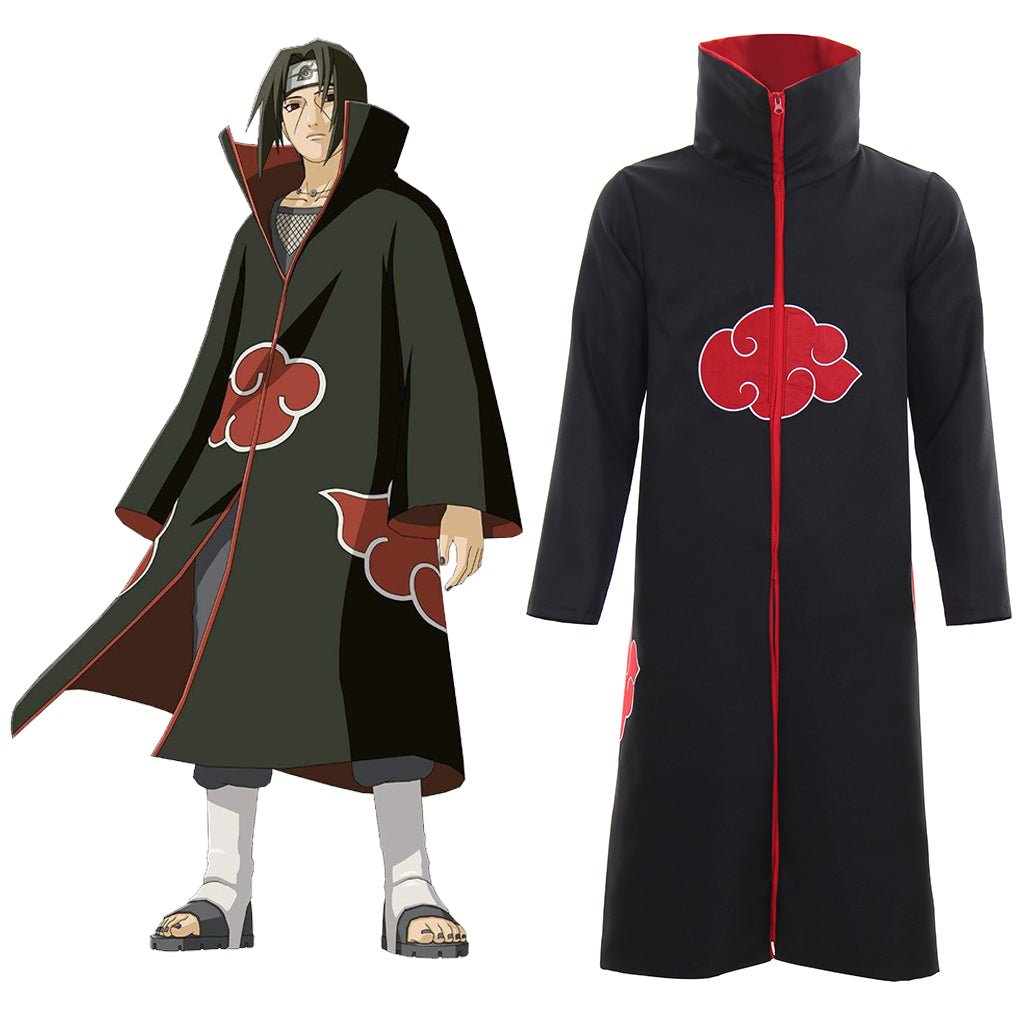 Naruto Akatsuki Cloak Uchiha Itachi Cosplay Costume - Coscosmos