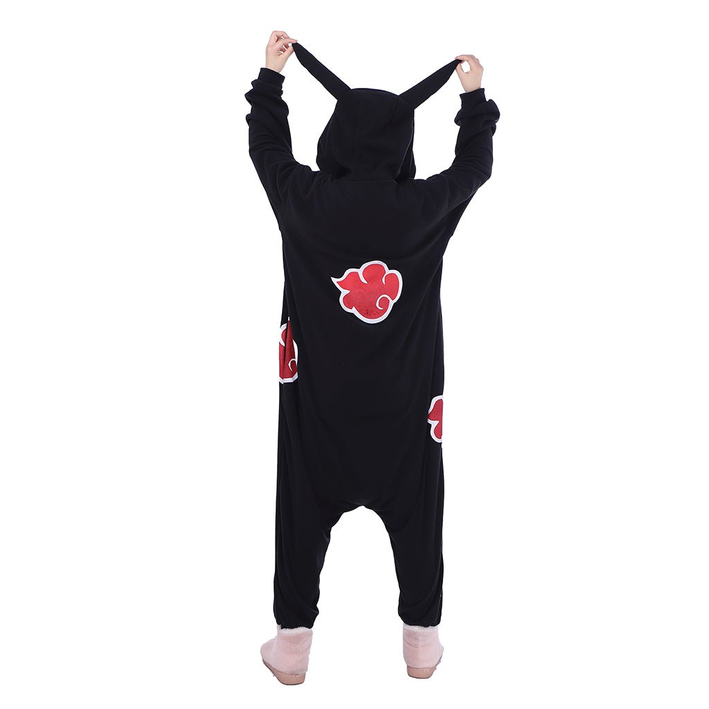 Naruto Akatsuki Rabbit Ear Onesie Cosplay Costume - Coscosmos