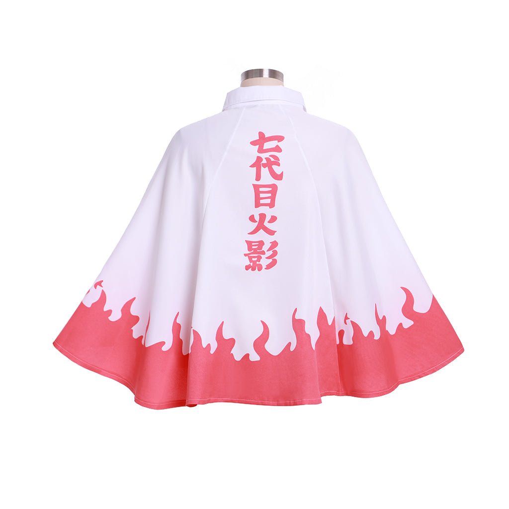 Naruto Shippuden Akatsuki Hokage Cloak Robe Coat - Anime Cosplay Costume for Adults - Coscosmos