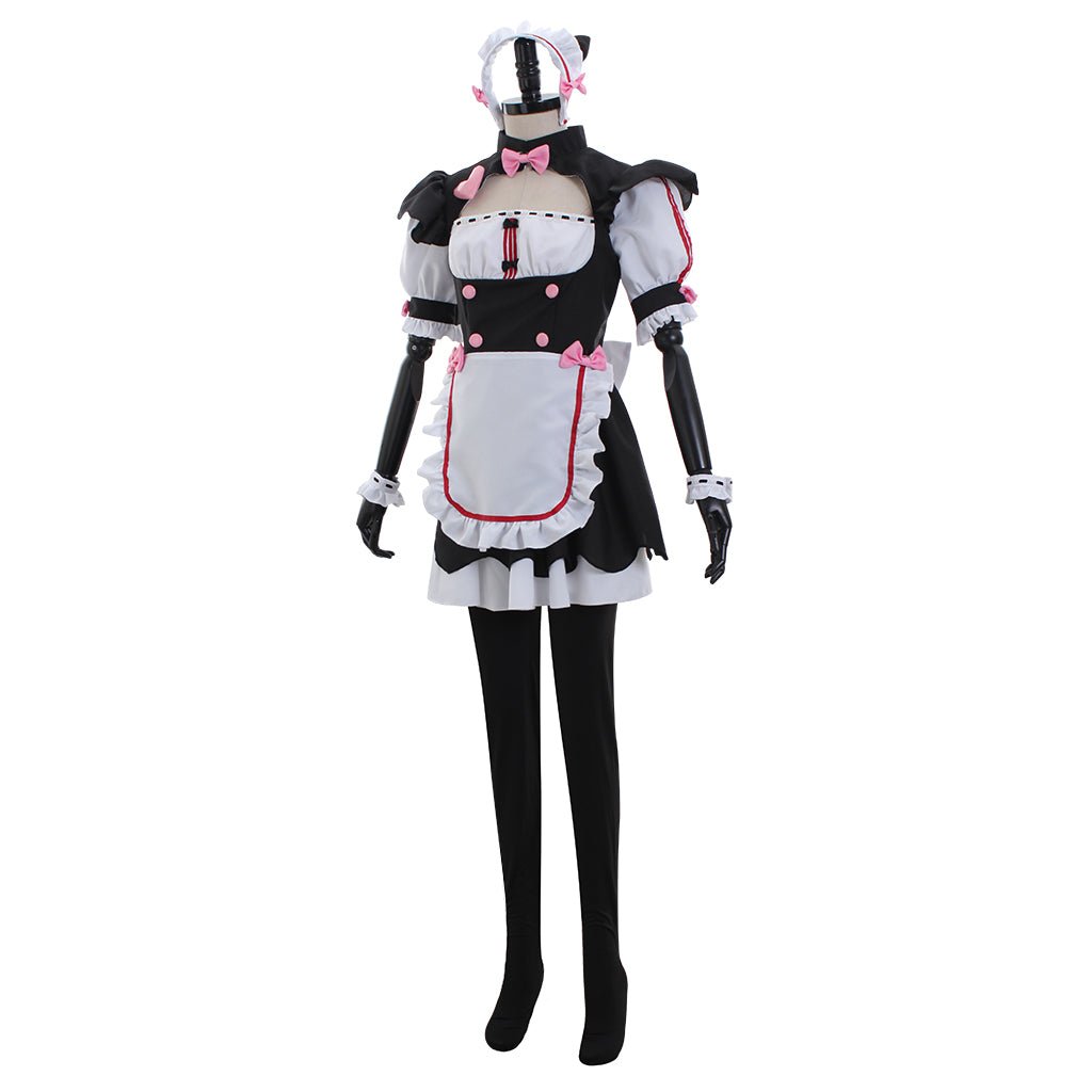 Nekopara Chocolate Maid Dress Anime Outfit for Cosplay - Coscosmos