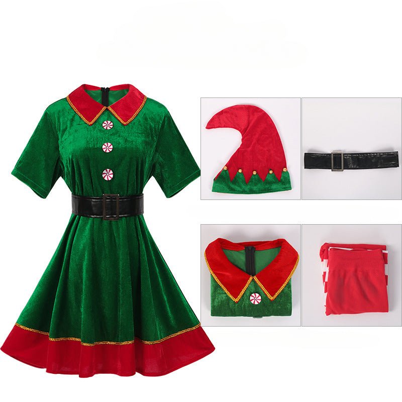 Elegant Medieval Christmas Clothing, Themed Party Dress, Halloweez Stage Performance Outfit - Halloweez