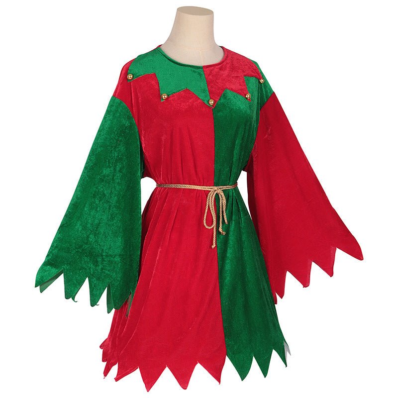 Elegant Medieval-Inspired Christmas Outfit for Festive Celebrations and Performances - Halloweez
