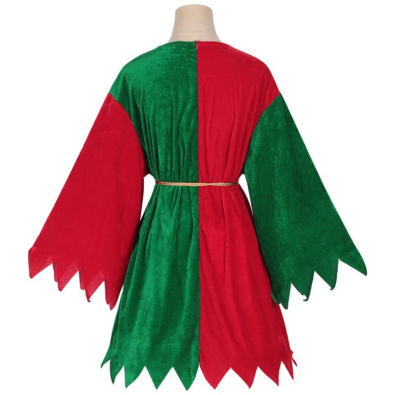 Elegant Medieval-Inspired Christmas Outfit for Festive Celebrations and Performances - Halloweez
