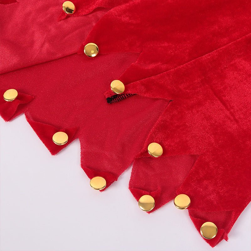 Elegant Medieval Christmas Clothing for Festive Parties and COS Stage Performances - Halloweez