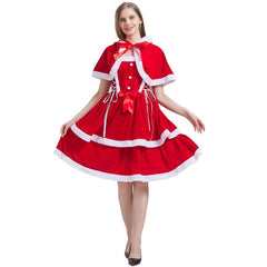 Elegant Medieval-Inspired Christmas Dress for Parties and Performances - Halloweez