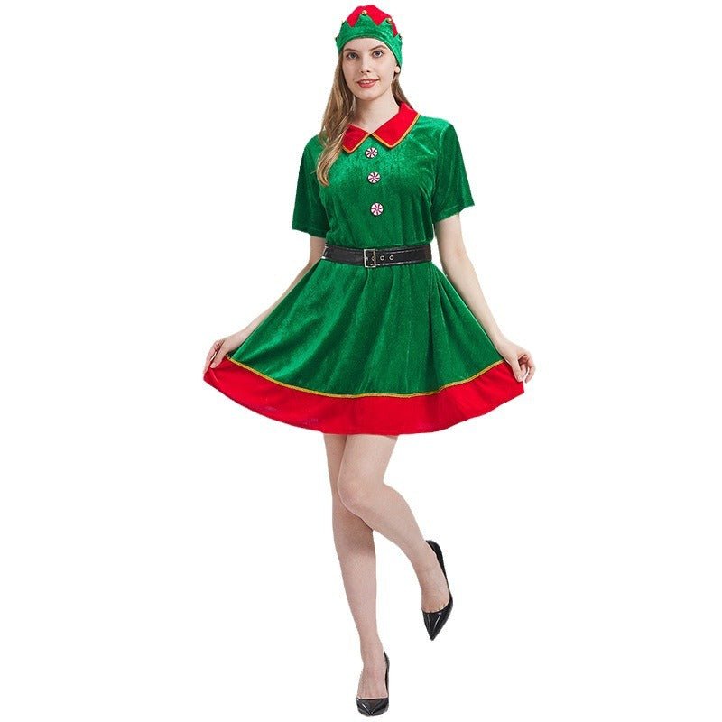 Elegant Medieval Christmas Clothing, Themed Party Dress, Halloweez Stage Performance Outfit - Halloweez